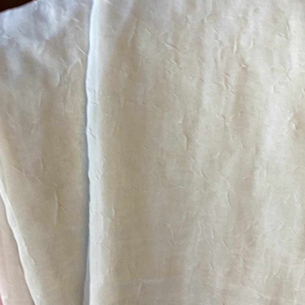 FINAL SALE PRICE 2 Large Sheer Patterned Rod Pocket Panels